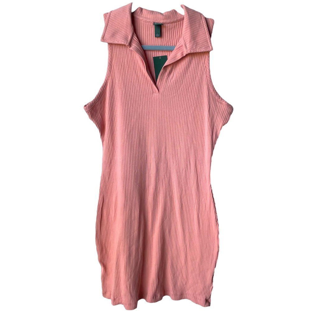 Wild Fable Coral Knit Bodycon Dress